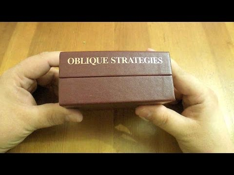 brian eno cards oblique strategies pdf download